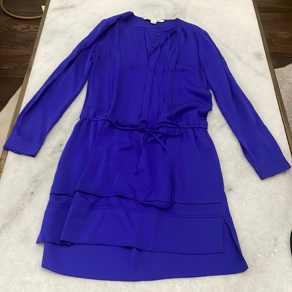 diane von furstenberg silk tunic dress